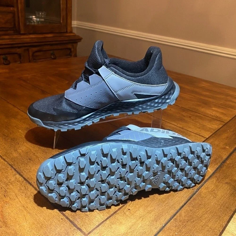 Adidas Vigor Bounce K Running Shoes Black Gray Men's 7.0
